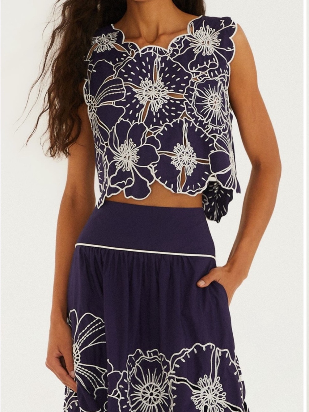 Set- FARM Rio Richelieu- Maxi Skirt and Top in Medium